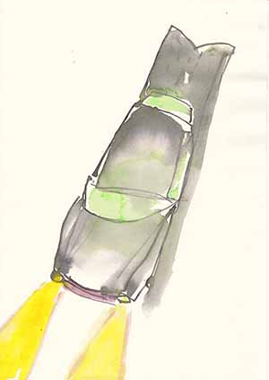 Aquarell Car 1